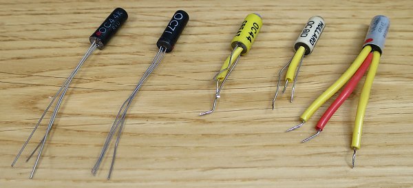 Glass-encapsulated OC-type transistors