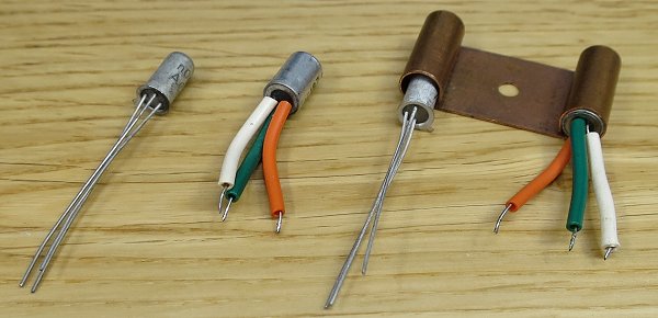 New TO1 transistors compared to the originals