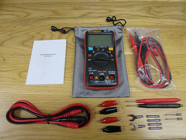 Aneng AN8008 - box
      contents