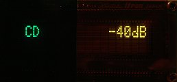 VFD display with green and yellow filters (5KB)