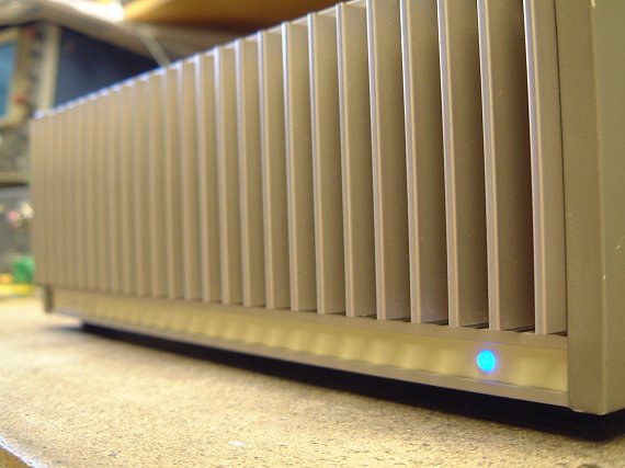 An almost artistic shot of the front panel