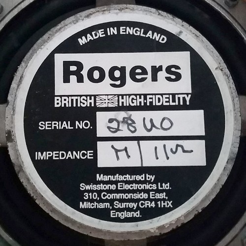 Later replacement woofer as found
      in the LS3/6