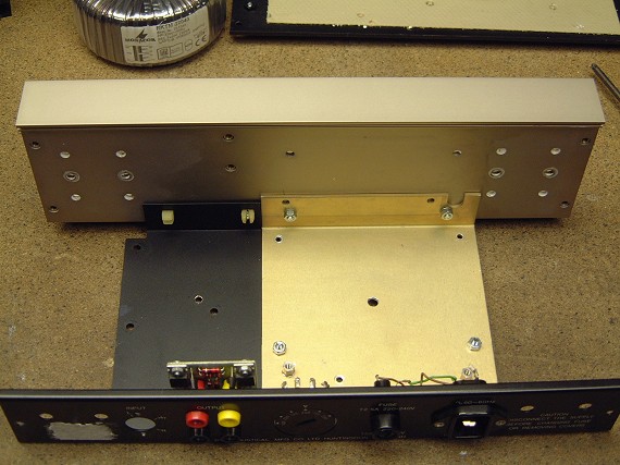 Installation of transformer
       bracket