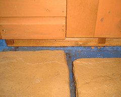Close-up of floor battens (10K)