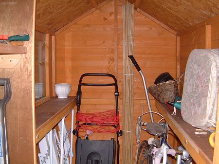 Inside the shed (43K)