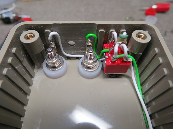 New toggle switch and
      wiring installed